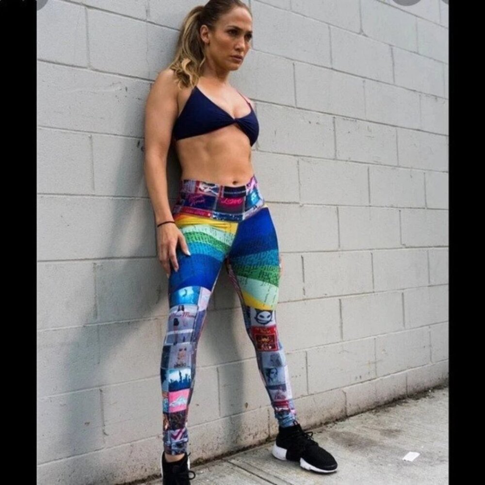 Nyama Sol Rare Jennifer Lopez Barefoot Women's Leggings Size L